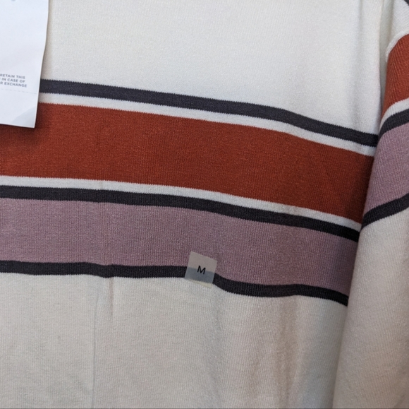 NWT LOFT Women's Striped Knit Top 🌈 - Picture 5 of 12